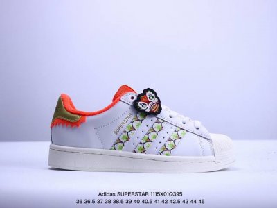 公司级adidas Originals Superstar Ayoon W渠道正品订单 诠释市场最高工艺水平 贝壳头经典小白板鞋 专柜上架同步配色 全鞋进口头层