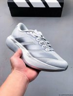 adidas Adizero Evo Sl M马拉松飞线贾卡轻质透气休闲运动跑步鞋 采用双层透气网纱 Flywire动态飞线绑缚鞋面材质 内置Zoom小气垫装置