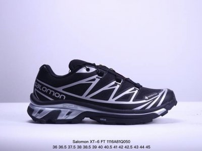 公司级salomon Xa Pro Xt-6 Ft萨洛蒙户外越野跑鞋 鞋面采用sensifit贴合技术 全方位贴合包裹脚型 鞋跟部鞋底牵引设计 提供强大的抓地性