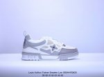 全新lv路易威登louis Vuitton Trainer Sneaker Low休闲运动文化百搭板鞋 尺码:39-45 Xm0924Q625