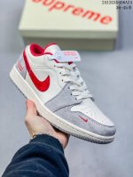 海外爆款限量发售！公司级 Nike Sb Dunk Low“Supreme联名 米白3D藏蓝勾” 周年高端定制 低帮休闲板鞋 定制鞋盒 大厂纯原品质出货 超高清