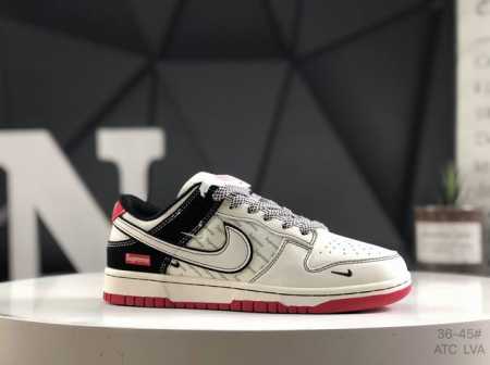 310 公司级带半码Nike Dunk Low 此款主张打破传统的工业化流水线设计限制，以Made By Ideas的超级创意为理念，集结众多潮流设计师，结合时 - 点击图像关闭