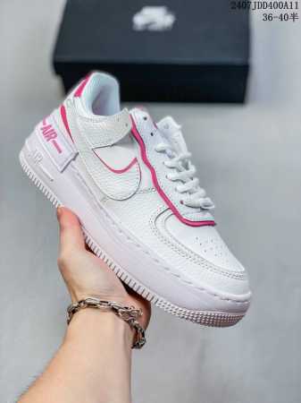 公司级空军马卡龙果冻系列 耐克 Nike Air Force 1 Shadow Af1解构机能拼接 空军一号轻量增高魔术贴低帮百搭板鞋，一改原先的常规 Swoo - 点击图像关闭