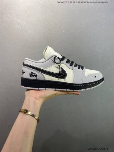 公司级Air Jordan 1 Low Aj1 乔1 联名 高端定制 低帮复古篮球鞋 #定制鞋盒 大厂纯原品质出货 超高清洁度 皮料切割干净无任何毛边 细节完美