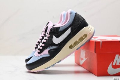 真标Nike Air Max 1‘86 Prm男子低帮气垫复古跑步鞋 这款鞋子的设计灵感源自于跑步鞋的革新，它不仅具备出色的舒适性，还拥有极高的时尚感。无论是日