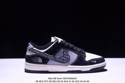 海外爆款限量发售！公司级 Nike Sb Dunk Low“ 北面联名 Edg印花勾” 周年高端定制 低帮休闲板鞋 定制鞋盒 大厂纯原品质出货 超高清洁度 皮料