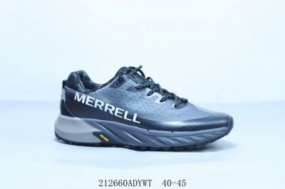 Merrell迈乐Agility Peak 4蜂鸟圆头系带织物合成革耐磨透气 低帮越野跑步鞋 212660Adywt 40-45