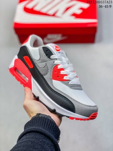公司级nike Air Max 90初代系列低帮复古气垫百搭休闲运动慢跑鞋 尺码:36 36.5 37.5 38 38.5 39 40 40.5 41 42 4