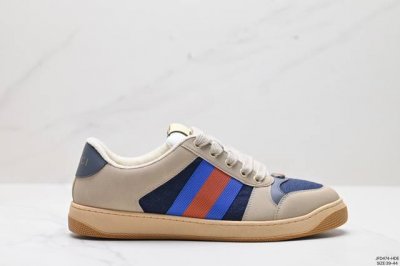 公司级gucci Distressed Screener Sneaker 古驰小脏鞋系列 官方同步 绿盒版本 海淘代购指定专供经典原型复古百搭做旧小脏板鞋复古学