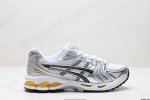 公司级asics Gel-Kayano 14 公司级版本 银灰绿 亚瑟士运动休闲透气专业跑鞋 采用工程弹性双层再生针织密度鞋面材质 后跟3D可视gel缓震乳胶物