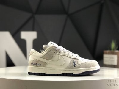 真标带半码Nike Sb Dunk Low 圣罗兰三钩联名 性价比天花板 尝鲜先行版 原装头层材料 独家版型蒸餾加工 帶來的是更好的视觉和脚感体验 大厂纯原品质