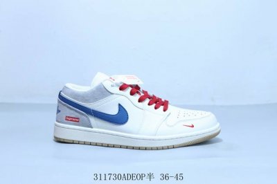 220 Nike Air Jordan 1 Low Gs"White/Black/Pink"Aj1乔丹一代低帮经典复古文化休闲运动篮球鞋 货号 Cf3688-0