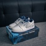 核心私 Air Jordan 1 乔丹篮球鞋男女运动鞋潮流板鞋 货号：553558 414 尺码：36 37 37.5 38 38.5 39 40 40.5 4