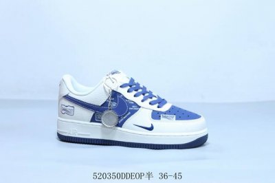 耐克 Nike Air Force 1 Af1耐克 低帮 空军一号休闲板鞋 Balcn 货号 Yx5066-319 520 Ddeop半 36-45