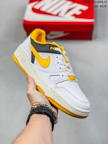 nike耐克男女full Force Low运动休闲鞋子复古低帮板鞋fb1362-101 尺码：36-45半 08Jjd388A16