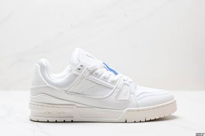 公司级全新Lv路易威登Louis Vuitton Trainer Sneaker Low休闲运动文化百搭板鞋 尺码:36-46 Id:Jsd268-Kjs