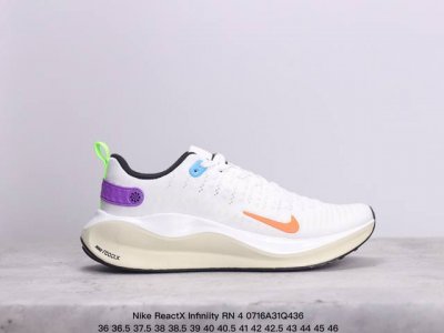 耐克nike Reactx Infiniity Rn 4 Gtx Gore-Tex Pale Ivory Anthracite 瑞亚无限4代防水版系列低帮泡棉公