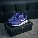 核心私 Nike Air Max 1 X Supreme 87 复古休闲跑步鞋 官方同步上架 真标原盒 原底原面 正确版型 原版开发 精准细节 市面最高版本 货