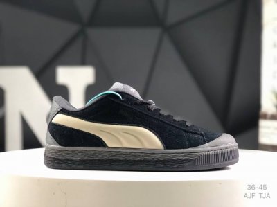 真标带半码 彪马 Puma Suede Xl Crush复古单品彪马 防滑耐磨低帮德训板鞋 货号:399099 02 尺码:36 37 37.5 38 38.5