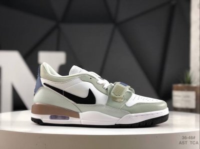 220 耐克 Nike Air Jordan Legacy 312 Low 乔丹最强三合一混合版 白绿有着交错结合的设计，它的名字就展现出它所包含的鞋款元素，3