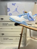 160 air Jordan 4 Retro"Black/Military Blue"迈克尔·乔丹Aj4代中帮复古休闲运动文化篮球鞋Hv0823 Qa76926