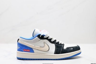 公司级Nike Air Jordan 1 Low Aj1乔1低帮休闲板鞋 同步官方配色 市场唯一独家头层皮打造 原鞋原档案开发 原厂皮料 原档冲孔鞋头 正确满胶