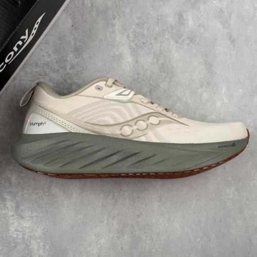 本地 核心私 Saucony Triumph 22 Gtx 潮流舒适防滑耐磨 低帮跑步鞋 全新升级Pwrrun Pb中底 脚感再度升级，提供持久强劲动能 中底边