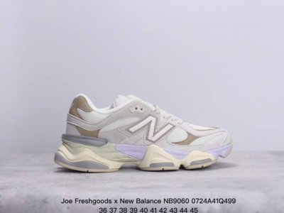 Joe Freshgoods X New Balance Nb9060 联名款 复古休闲运动慢跑鞋 鞋款灵感源自设计师本人对夏日的怀日回忆。鞋面大身由空间双格及