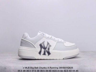 公司级korea韩国ss19限定发售ny美国榄球洋基队限定 X Mlb Big Ball Chunky A Running厚底老爹厚底休闲运动慢跑鞋 货号:3A