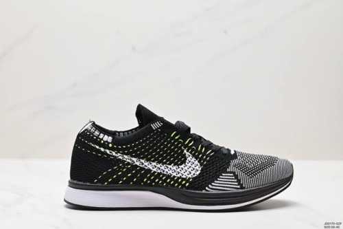 公司级nike Flyknit Racer 网布织物舒适减震支撑 低帮 休闲跑步鞋 货号:526628-037 尺码:39-45 Id:Jdd -Gzf