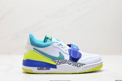 福利公司级三合一最强合体，多种新配色回归耐克nike Air Jordan Legacy 312 Low”White Grey Fog Blue Red“乔丹最