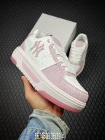 B 公司级Mlb 纽约洋基队 Chunky Liner Basic 经典印花 时尚舒适 休闲运动 防滑耐磨增高 低帮 板鞋 货号:3Asxclb3N 尺码:36