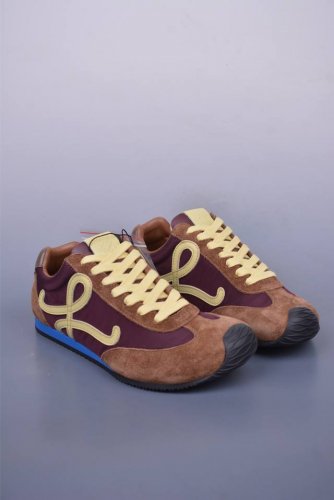 罗意威 Loewe Ballet Runner 25Ss 春季新款爆款芭蕾舞鞋 2.0系列 阿甘复古风德训薄底百搭休闲运动鞋 独家定制Nfc芯片版本 任意细节不