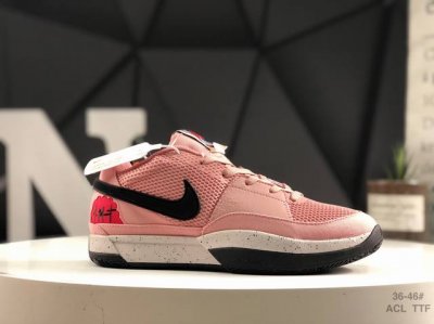 150 耐克/Nike 莫兰特一代 Zoom Ja 1 Ep Aj 低帮休闲运动篮球鞋 男女士运动鞋。采用透气轻量网织鞋面材质 配置两枚圆形Zoom Air纤维