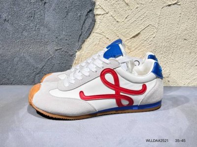 260 #新品上市实拍 配件丢失扣10 罗意威Loewe Ballet Runner 2.0 Sneakers 芭蕾舞2.0系列阿甘复古风德训薄底百搭休闲运动鞋