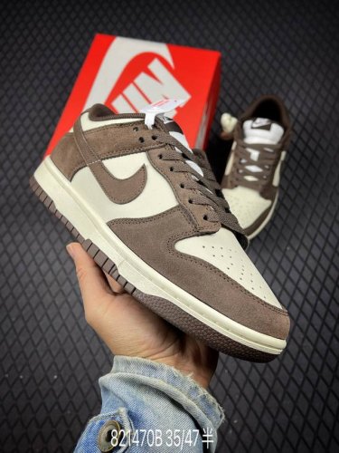 B 公司级耐克Nike Dunk Low 扣篮系列 复古低帮休闲运动滑板板鞋 采用脚感柔软舒适Zoomair气垫 有效吸收滑板等极限运动在落地时带来的冲击力 为
