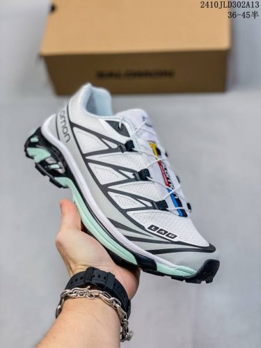 公司级salomon Xa Pro Xt-6 Ft萨洛蒙户外越野跑鞋 鞋面采用sensifit贴合技术 全方位贴合包裹脚型 鞋跟部鞋底牵引设计 提供强大的抓地性