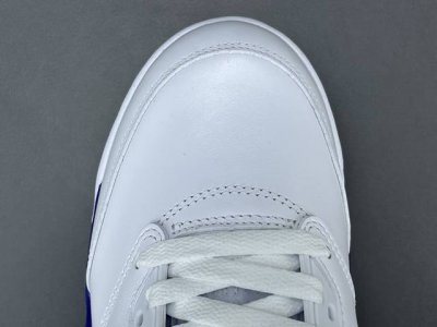 渠道优势 ！ Og版 Aj5 Jordan Air Jordan 5 Og “Grape” 皮革 舒适百搭 防滑耐磨 高帮 复古篮球鞋 白紫色 尺码40-47.