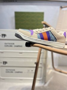 Gucci Distressed Screener Sneaker古驰经典小脏鞋原型复古百搭老爹板鞋 复古学院风546551 Cs7011509#36-44