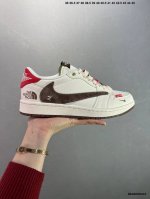 公司级Ts X Air Jordan Aj1 Low 倒钩低帮联名定制配色 Fc1688-214 原厂内置气垫魔块 A模大底 头层小牛皮 鞋舌Aj原厂专用牛津布