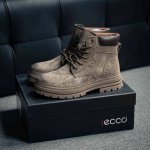 Ecco爱步男鞋大黄靴 防滑厚底马丁靴 工装靴真皮靴 适酷系列 臻选头层皮鞋面 弹性柔韧 舒适透气 带来舒适享受的脚感 贴合足底 便携简约系带设计 可自由调节松