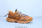 巴黎世家3.0 三代户外概念鞋 Balenciaga Sneaker Tess S.Gomma Maille White Orange 纯原版本 531 Adw
