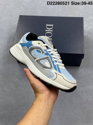 dior迪奥B30网眼织物厚底系带休闲低帮运动鞋男女同款老爹鞋 这款 B30 Countdown 低帮运动鞋已成为 Dior 别具一格的经典新品 时尚而富有运动