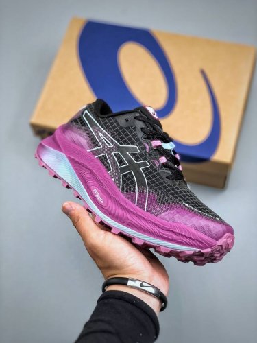Asics Gel-Trabuco Max3 复古亚瑟士透气休闲鞋缓震男子耐磨跑步鞋 鞋面采用无缝线鞋面 贴合脚型 穿着舒适中底360 环绕式Gl 提供良好的缓