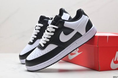 真标Nike Court Vision Lo 低帮百搭 透气休闲运动板鞋 兼顾舒适脚感和出众风范 演绎匠心之作 结构性的支撑贴合感结合复古篮球设计 货号:Cd5