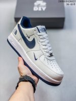 海外爆款限量发售 高端定制Nike Air Force 1 '07 Low 北面联名--- 白蓝三钩 高端定制 低帮休闲板鞋 定制鞋盒 大厂纯原品质出货 超高清