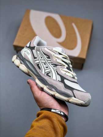 Asics Gel-Nyc 亚瑟士复古透气休闲鞋缓震男子耐磨跑步鞋 1201A789-103 尺码：37 -45 半 - 点击图像关闭