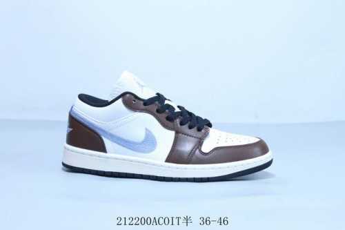乔丹Air Jordan 1 Low Aj1 乔1低帮复古文化休闲运动篮球鞋 212200Acoit半 36-46