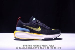 Nike Zoomx Invincible Run Fk 3 耐克减震回弹跑步鞋 织物材质运动鞋 耐磨防滑舒适 真标带半码 36-45 Xm0216Q625