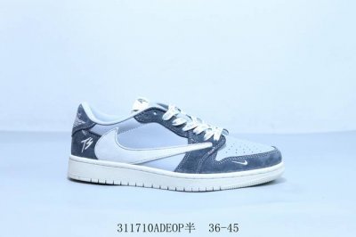 220 乔丹Air 1 Low Aj1 乔1低帮复古文化休闲运动篮球鞋 倒勾 货号 Sj9950-042 311710Adeop半 36-45